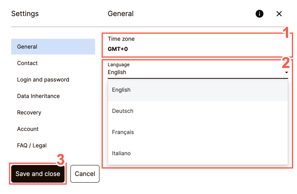 general-settings-adjusting-time-zone-and-language-of-your-securesafe